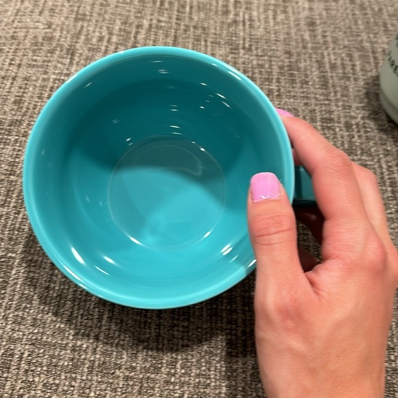 Turquoise bowl mug - Picture 2 of 3